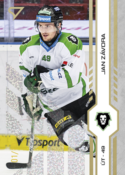 Jan Zavora Mlada Boleslav Tipsport ELH 2024/25 SportZoo 2. serie Golden Glow /10 #356
